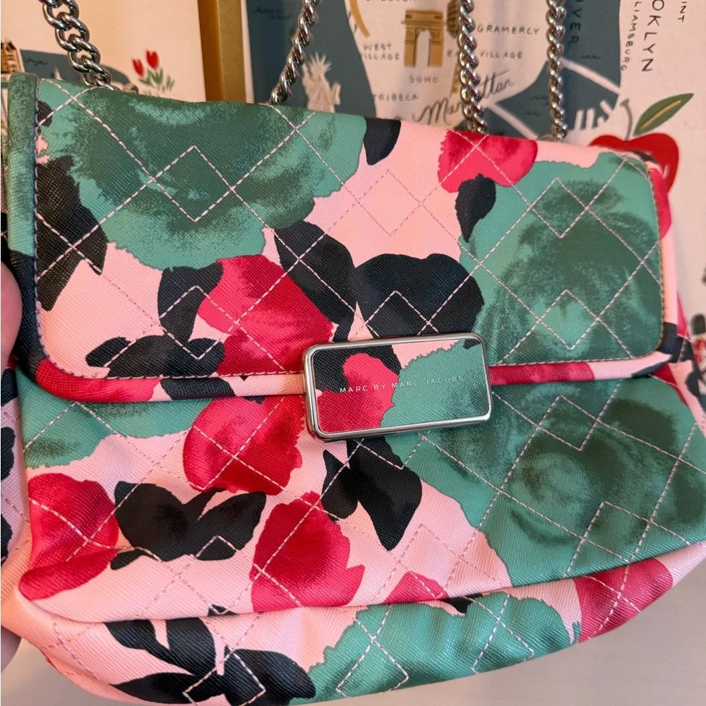 Marc By Marc Jacobs‎ Multicolor Floral Shoulder Bag